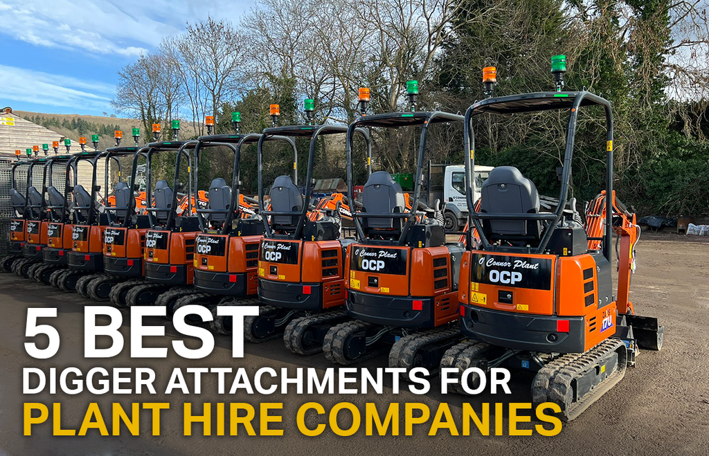5 Best Digger Attachments for Plant Hire