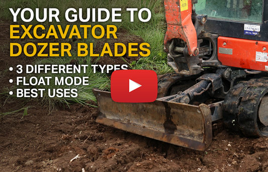 Excavator Dozer Blades - 3 Types, Float Mode (Video)