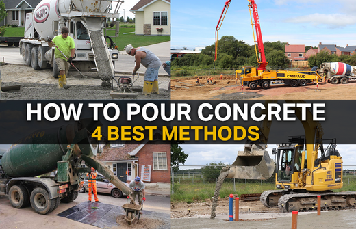 How To Pour Concrete: 4 Best Methods