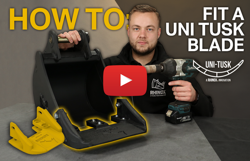 How To: Fit a Rhinox Uni Tusk - Utility Bucket Blade (Video)