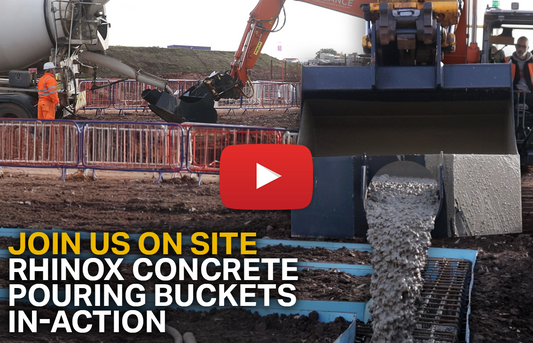 Join Us On Site - Concrete Pouring Bucket In-Action (Video)