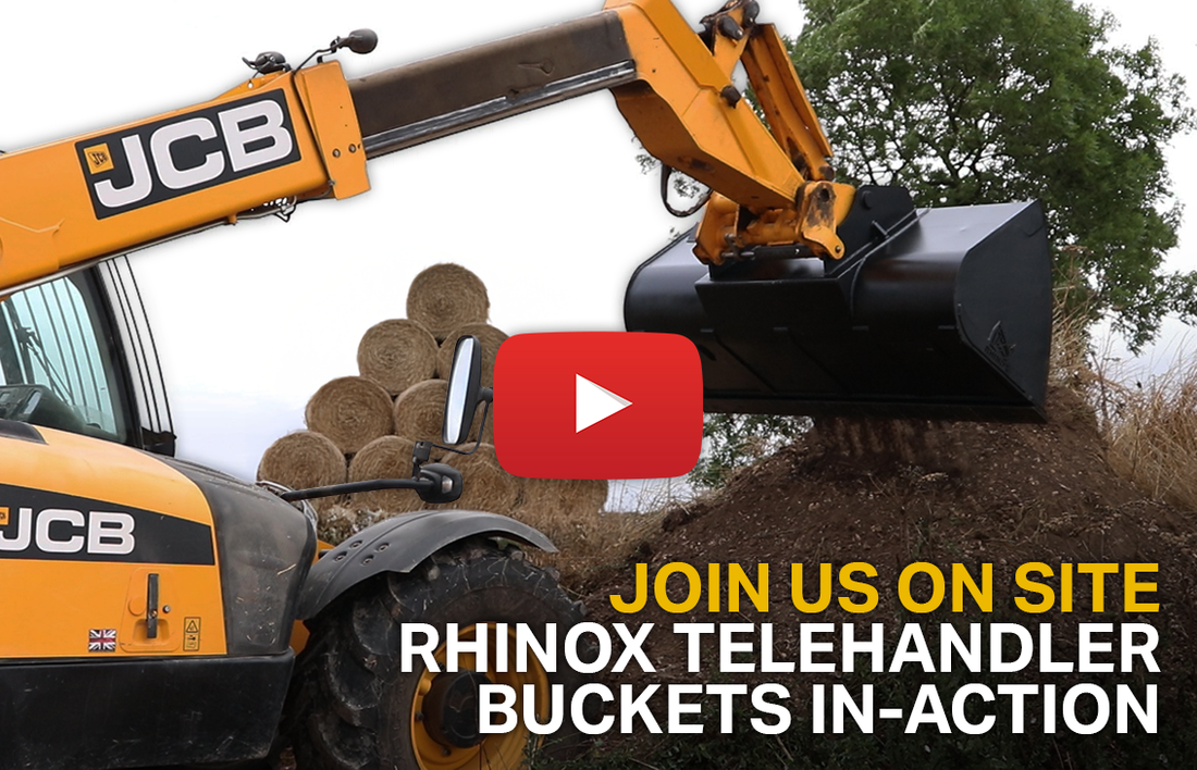Join Us On Site - Rhinox Telehandler Buckets In-Action (Video)