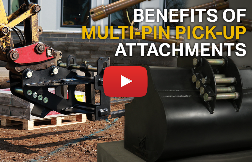 Benefits of Multi-Pin Pick Up Excavator Attachments (Video)