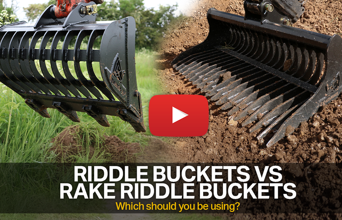 Riddle Bucket VS Rake Riddle Bucket (Video)