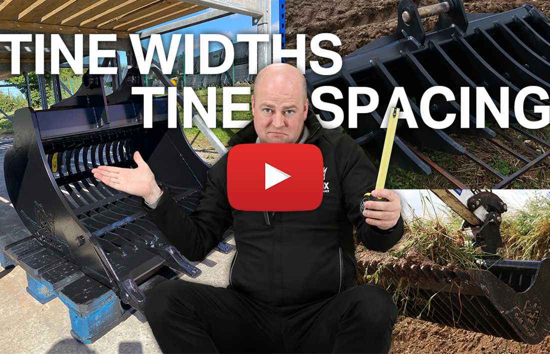 Tine Spacings - Land Rake, Riddle Bucket & Rake Riddle Bucket! (Video)