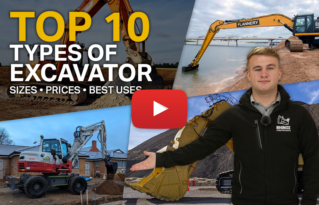 Top 10 Types of Excavator (Video)
