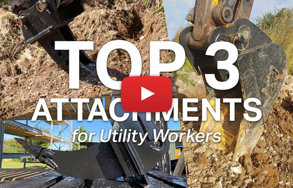 Top 3 Excavator Attachments for Utility Contractors (Video)