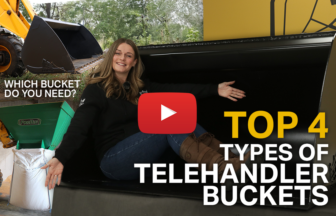 Top 4 Types of Telehandler Bucket (Video)