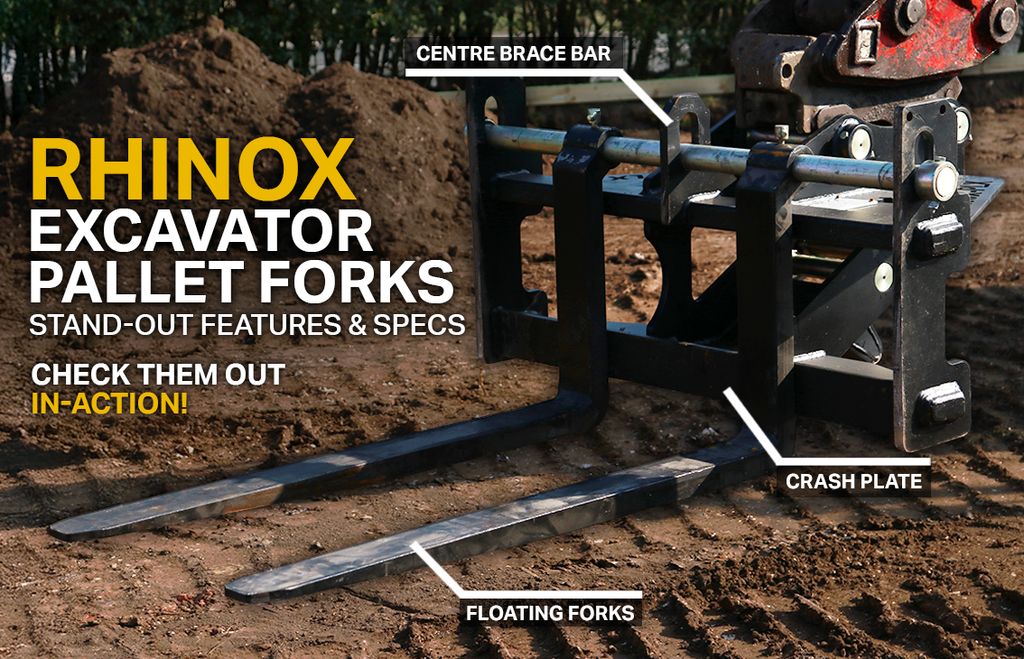 Mini Digger & Excavator Pallet Forks Guide – Rhinox Group