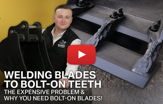 Welding Blades to Bolt-on Teeth - The Expensive Problem (Video)
