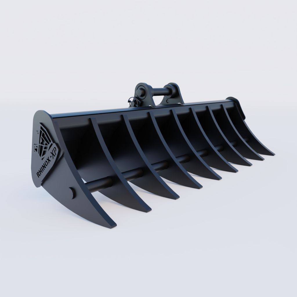 Kubota KX016-4 Land Rake | Rhinox Group UK