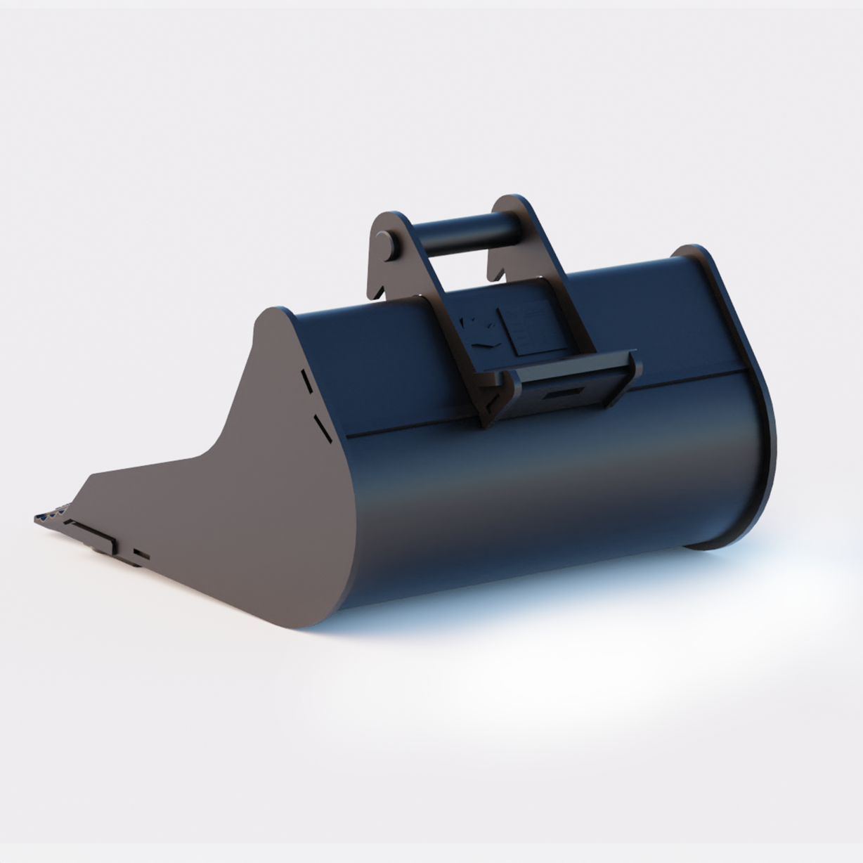 Rhinox Grave Digging Bucket To Suit Safelock SL10 Hitch -24" / 600mm