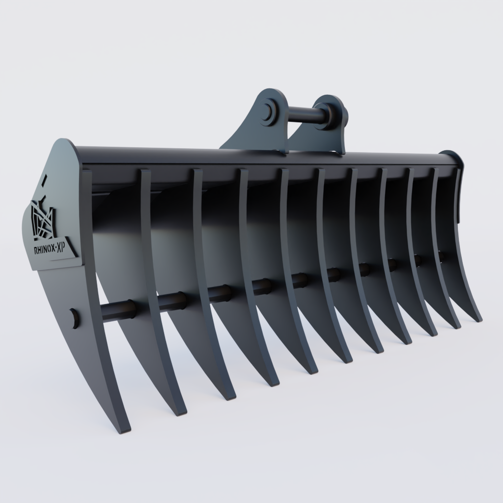 Hyundai R25Z-9A Land Rake | Rhinox Group UK
