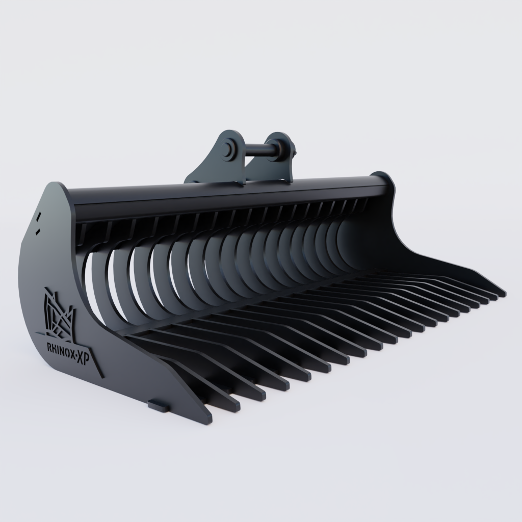 Hyundai R30-9A Rake Riddle Bucket - 48" | Rhinox Group UK
