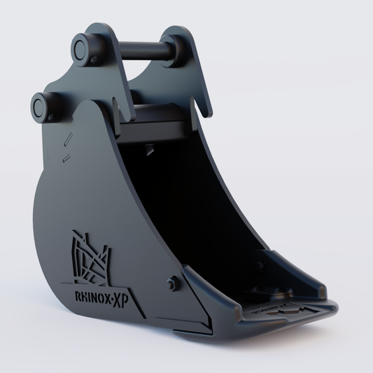 Hyundai R30-9A Utility Bucket with Unitusk Blade - 9" / 230mm | Rhinox Group UK