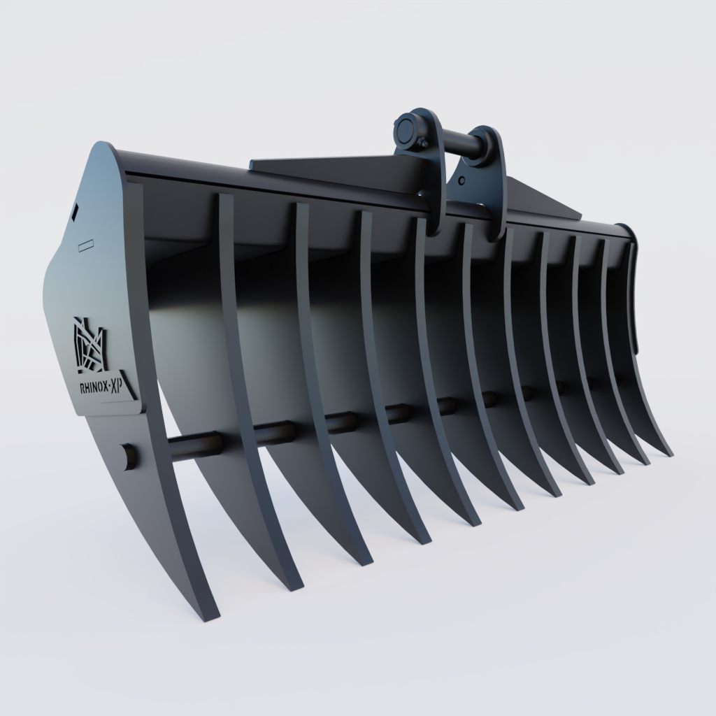 Kubota KX161-3 Land Clearance Rake | Rhinox Group UK