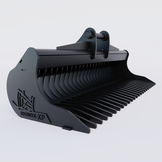 Komatsu PC80MR-5 60" Rake Riddle Bucket - 60" | Rhinox Group UK