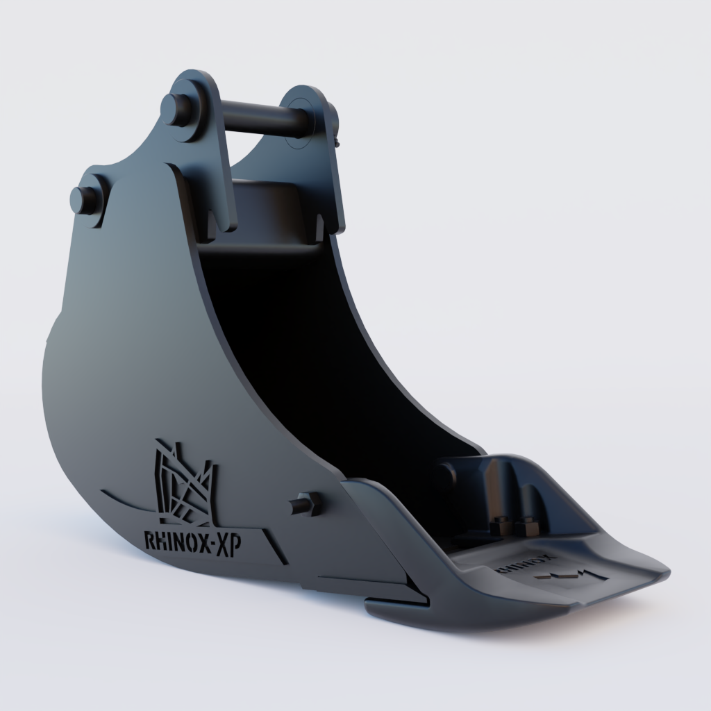 Bobcat E80 Utility Bucket with Unitusk Blade - 12" / 300mm | Rhinox Group UK