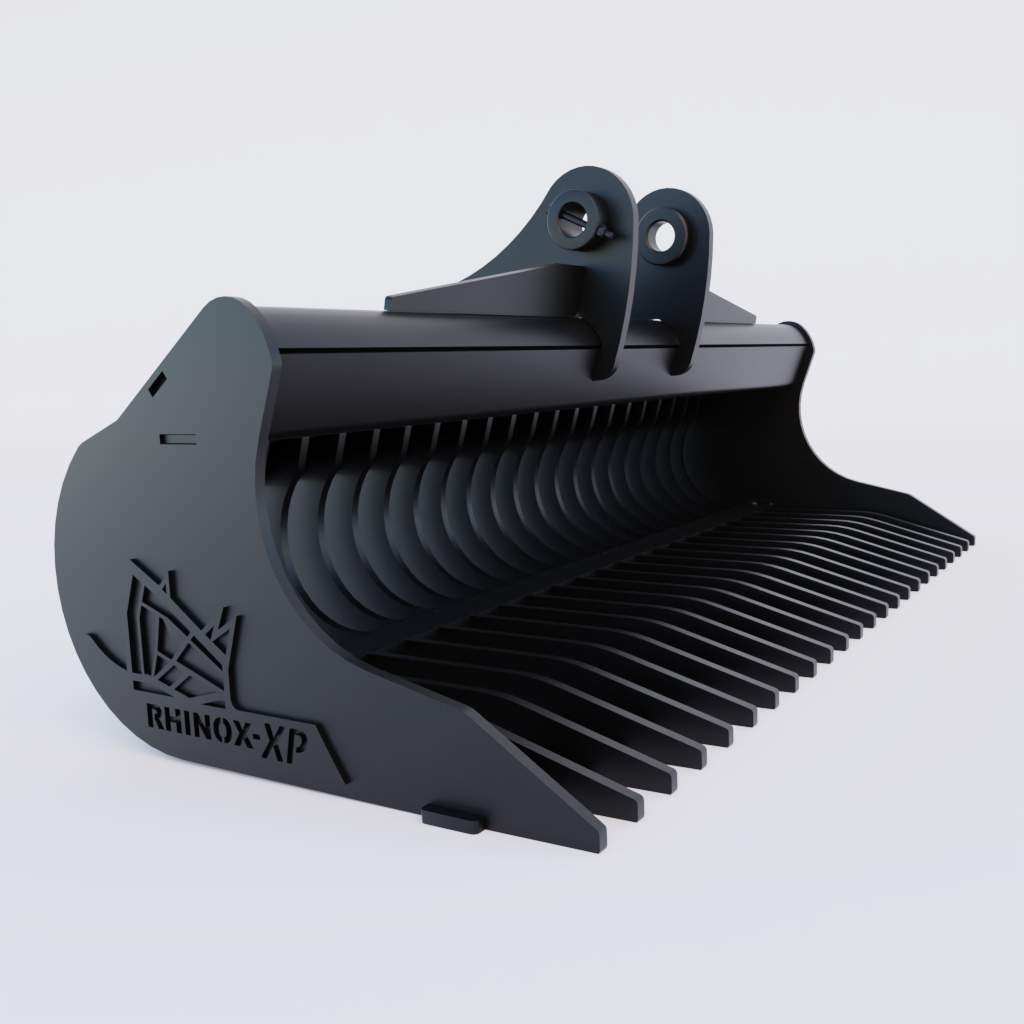 Hyundai HW100A Rake Riddle Bucket - 60" | Rhinox Group UK