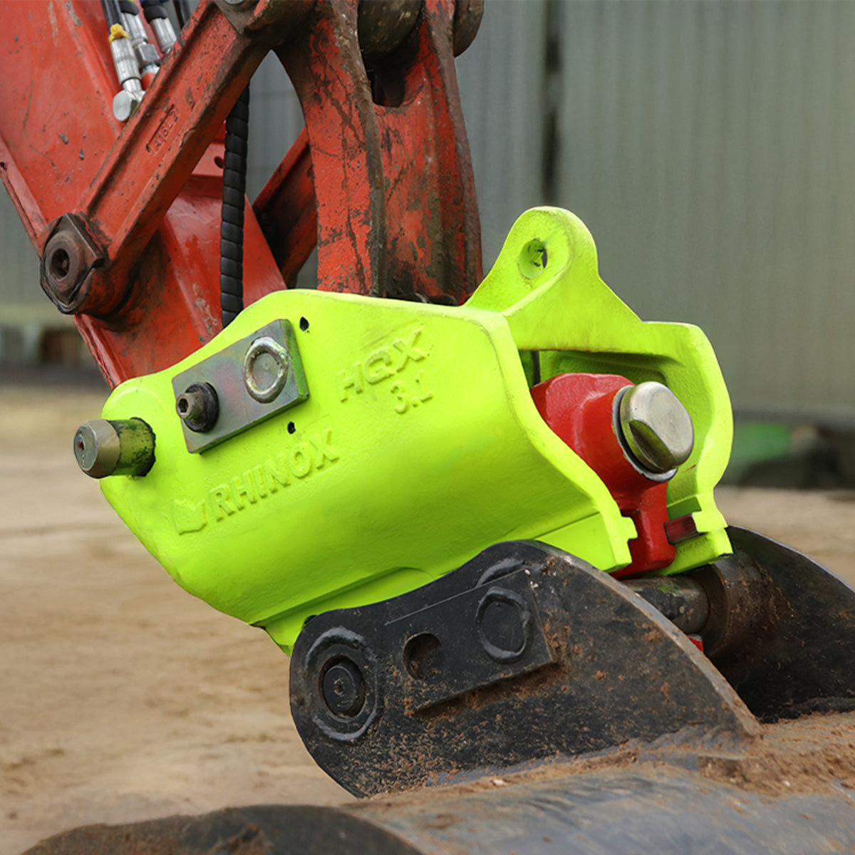 Kubota KX015-4 Hydraulic Quick Coupler | Rhinox HQX Lifestyle Image 2