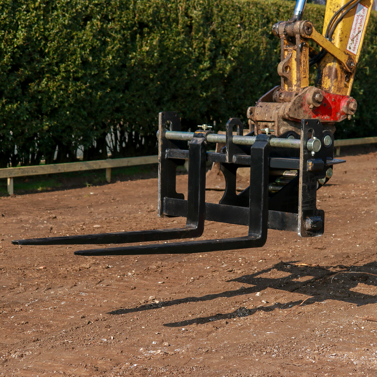 Komatsu PW138 Pallet Forks Lifestyle Image 4