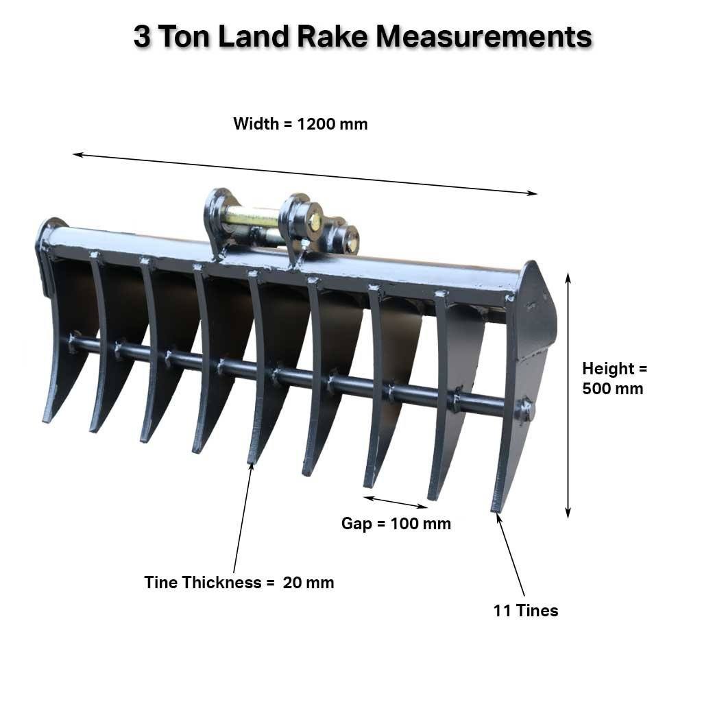 Hanix H30A Land Rake