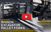 Pallet Forks to suit 3CX Hydraulic Couplers (Video)