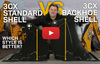 Our 3CX Backhoe VS Standard Shell (Video)