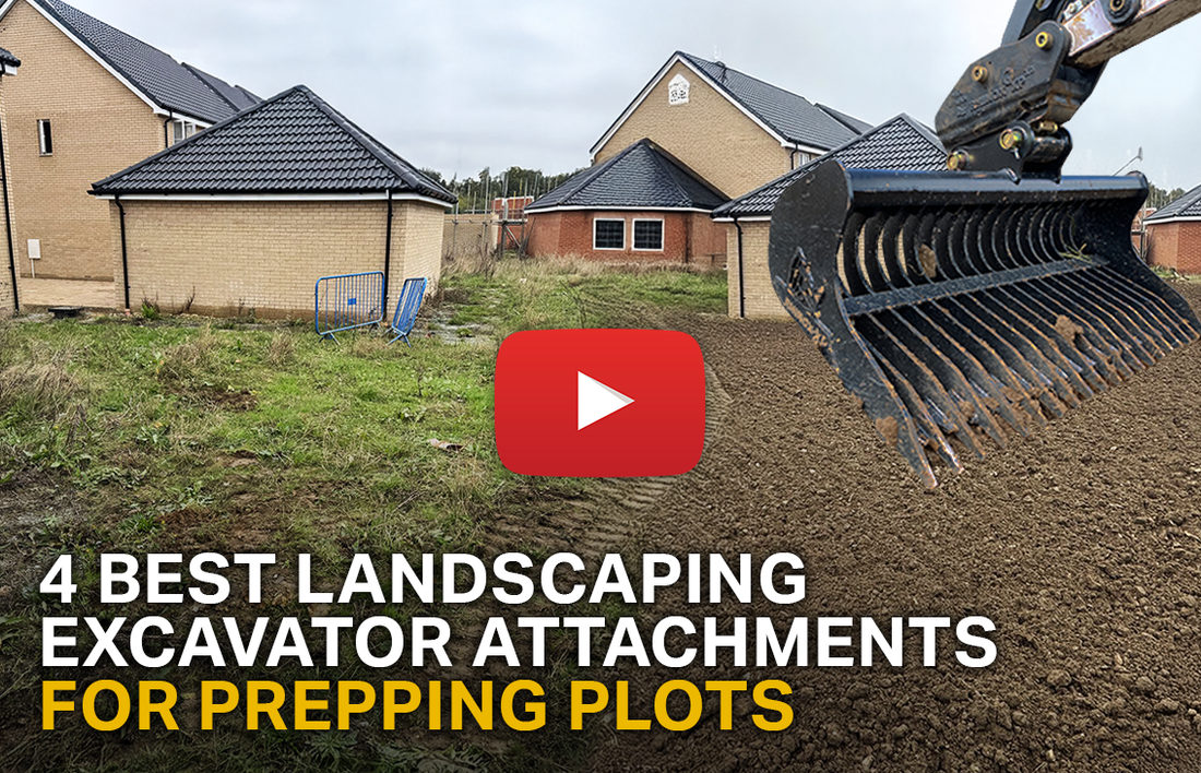 4 Excavator Attachments for Prepping Plots (Video)