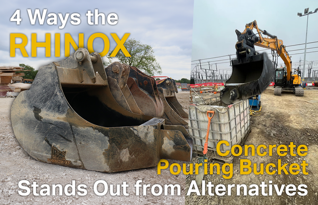 4 Ways the Rhinox Concrete Pouring Bucket Stands Out from Alternatives