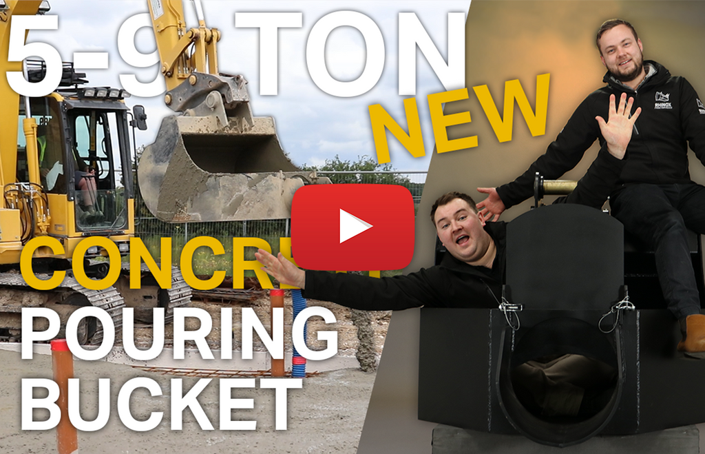 Our NEW 5 - 9 Ton Concrete Pouring Bucket (Video)