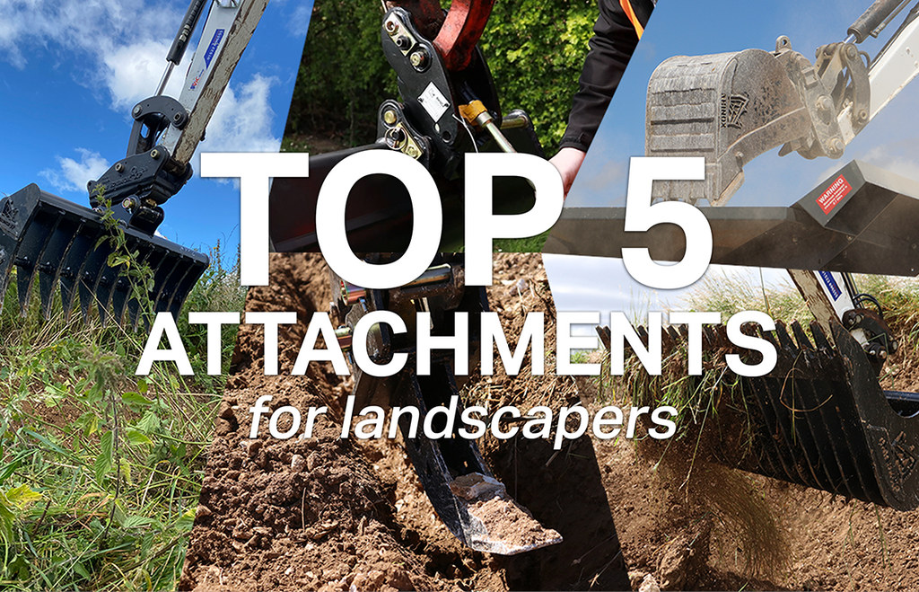 Top 5 Excavator Attachments for Landscapers - MUST HAVE Equipment