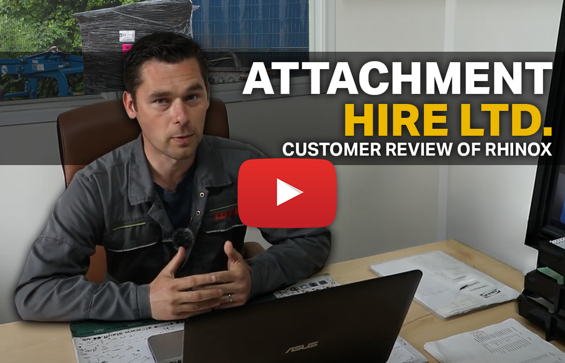 Attachment Hire - Customer Review of Rhinox (Video)