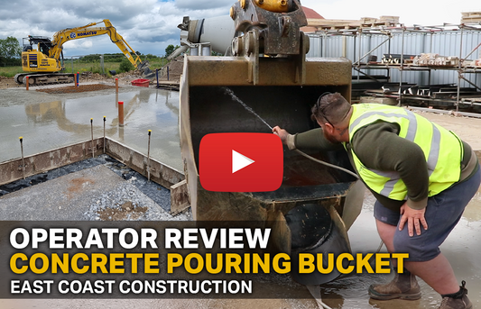 Operator Review of Rhinox Concrete Bucket (Video)
