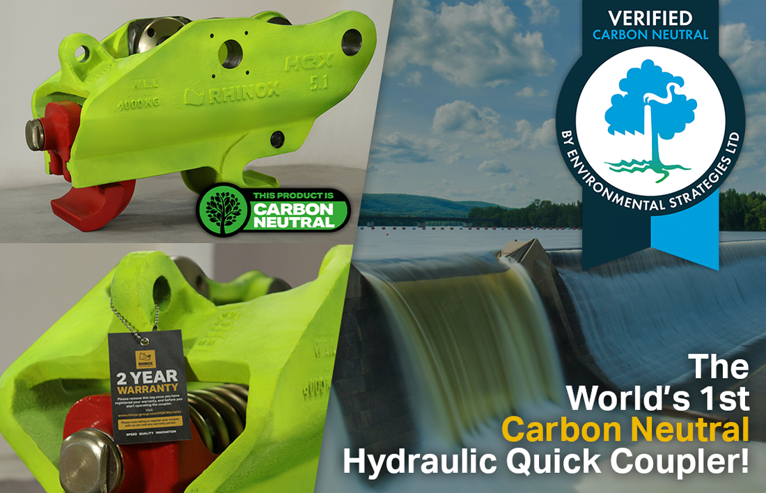 The 1st Carbon Neutral Hydraulic Quick Coupler