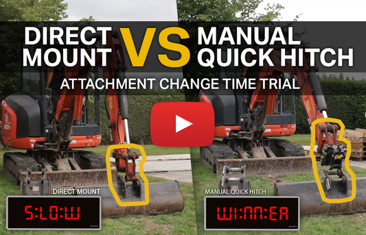 Direct Mount VS Manual Quick Hitch - Time Trial (Video)