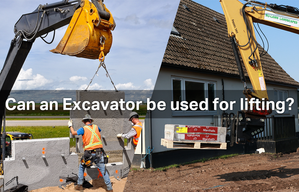 Can an excavator be used for lifting?