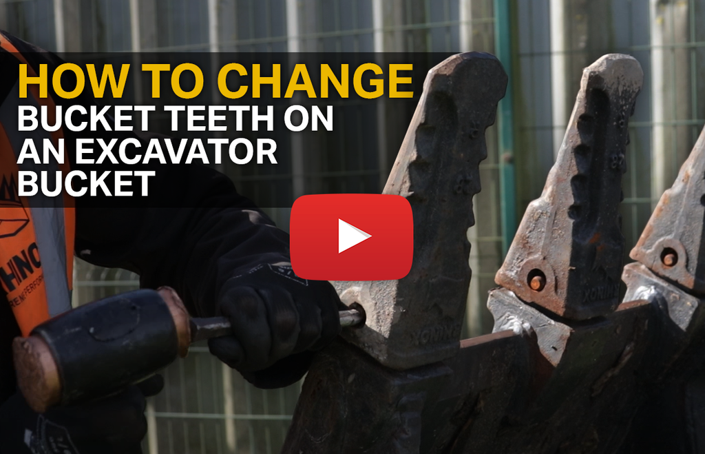 How To: Change Bucket Teeth on an Excavator Bucket (Video)