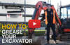 How To: Grease an Excavator - Greasing Points (Video)