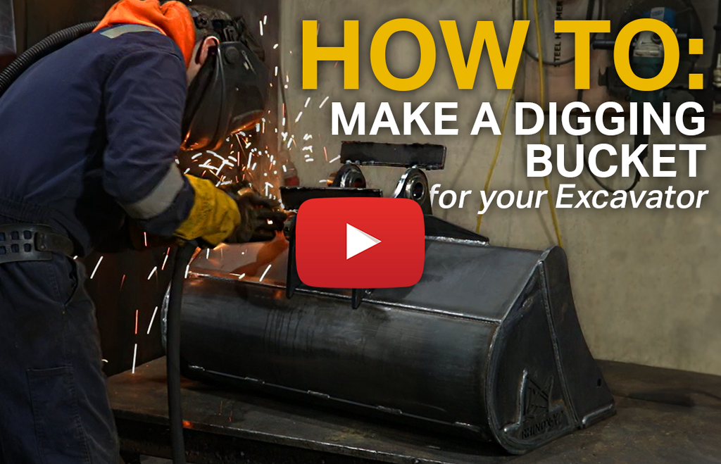 How To: Make a Steel Excavator Digging Bucket (Video)