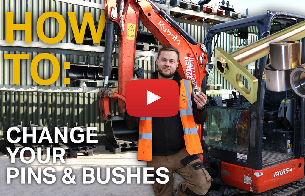 How To: Change my Digger / Excavator Pins and Bushes (Video)