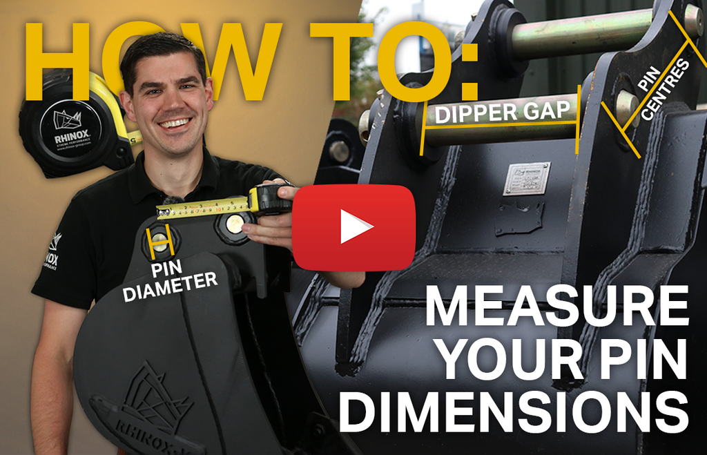How To: Measure your Excavator Bucket Pin Dimensions (Video)