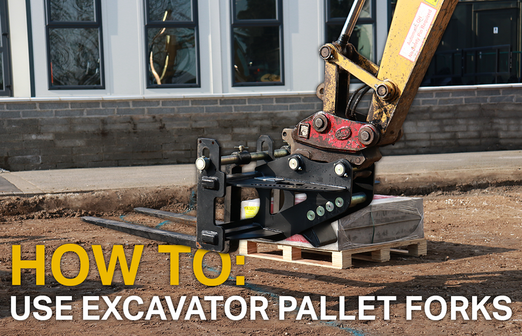 How To: Use Excavator Pallet Fork Attachments - Are they worth it?
