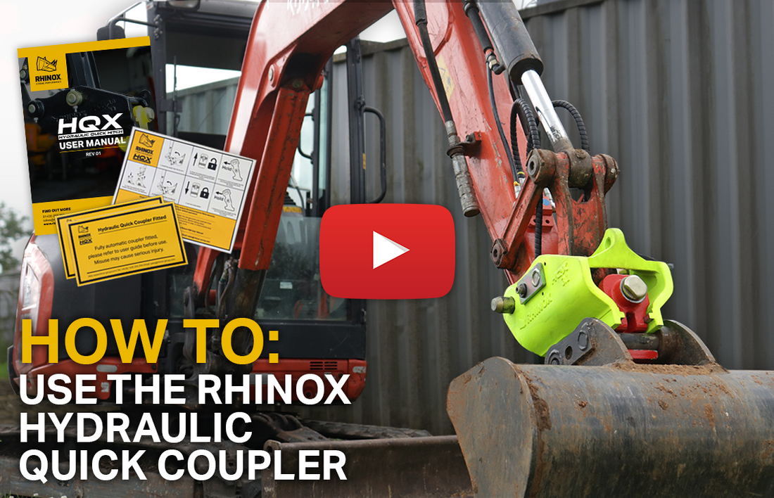 How To: Use the Rhinox Hydraulic Quick Coupler (Video)