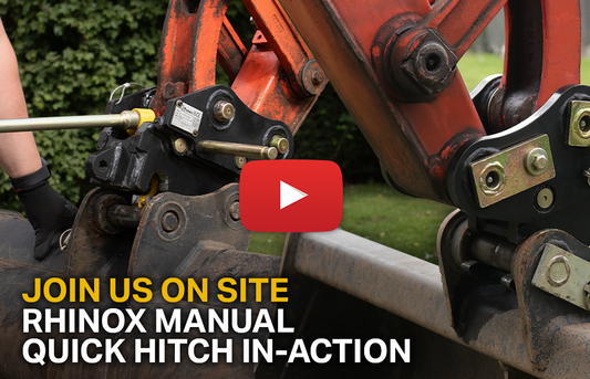 Join Us On Site - Rhinox Manual Quick Hitch In Action! (Video)