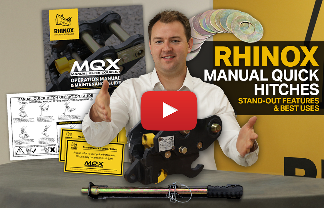 Mini Digger Manual Quick Hitch - Stand-out Features! (Video)