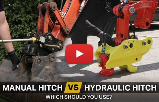 Manual Quick Hitch VS Hydraulic Quick Coupler (Video)
