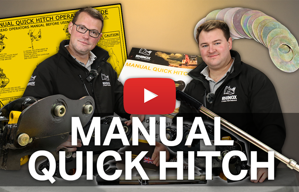 Manual Quick Hitch - for your Excavator! (Video)