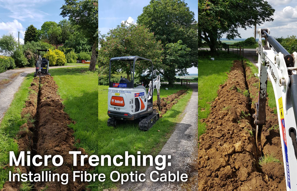 Micro Trenching: Installing Fibre Optic Cable