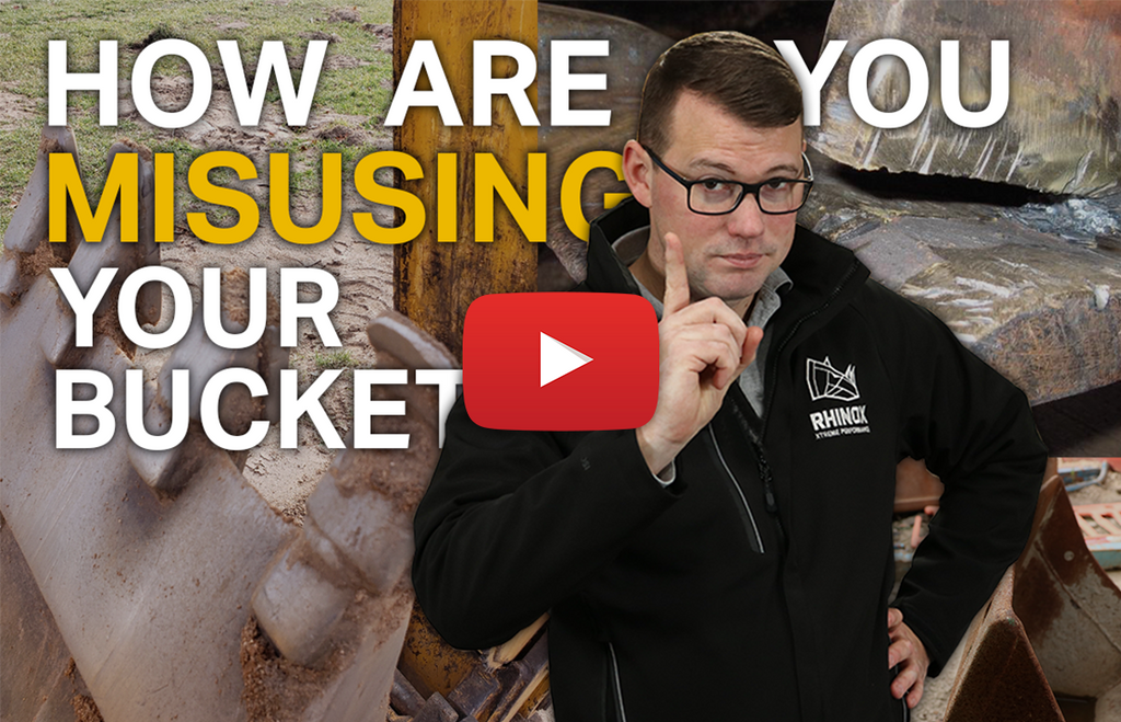 How shouldn't you use your digger / excavator buckets?! The Common Misuses😧 (Video)